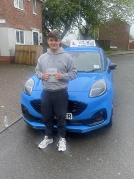 A big congratulations to Lewis Mountford.🥳<br />
Lewis passed his driving test today at Cobridge Driving Test Centre. First attempt and with just 2 driver fault.<br />
Well done Lewis safe driving from all at Craig Polles Instructor Training and Driving School. 🙂🚗<br />
Driving instructor-Andrew Corrigan