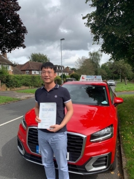A big congratulations to Junzhe Wang, who has passed his driving test today at Newcastle Driving Test Centre, at his First attempt and with just 4 driver faults.<br />
Well done Junzhe- safe driving from all at Craig Polles Instructor Training and Driving School. 🙂🚗<br />
Instructor-Ashlee Kurian