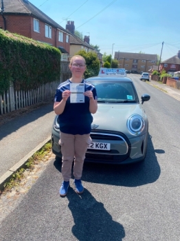 Huge congratulations today to Ruby Barlow.🥳<br />
Ruby has passed her driving test today at her first attempt and with just 1 driver fault.<br />
Well done Ruby safe driving from all at Craig Polles Instructor Training and Driving School. 🙂🚗<br />
Driving instructor-Mark Ashley