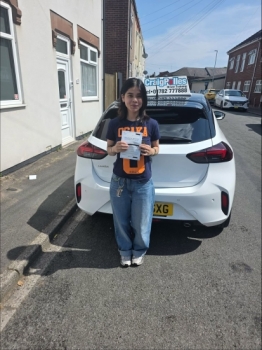 Huge congratulations today to Arabella Grace Roja.🥳<br />
Arabella has passed her driving test and with just 4 driver faults.<br />
Well done Arabella, safe driving from all at Craig Polles Instructor Training and Driving School. 🙂🚗<br />
Driving instructor-Dave Wilshaw