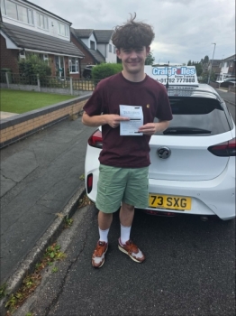 Huge congratulations today to Joe Hackney Gidman.🥳<br />
Joe has passed his driving test at his first attempt and with just 1 driver fault.<br />
Well done Joe, safe driving from all at Craig Polles Instructor Training and Driving School. 🙂🚗<br />
Driving instructor-David Wilshaw