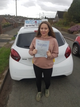 A big congratulations to Terri Smith, who has passed her driving test at Cobridge Driving Test Centre, on her First attempt and with just 3 driver faults.<br />
Well done Terri- safe driving from all at Craig Polles Instructor Training and Driving School. 🙂🚗<br />
Instructor-Dave Wilshaw