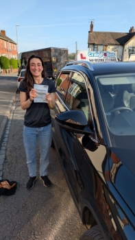 A big congratulations to Natalie Rasavi.🥳<br />
Natalie passed her driving test today at Cobridge Driving Test Centre. First attempt and with just 6 driver faults.<br />
Well done Natalie safe driving from all at Craig Polles Instructor Training and Driving School. 🙂🚗<br />
Driving instructor-Jamie Lees