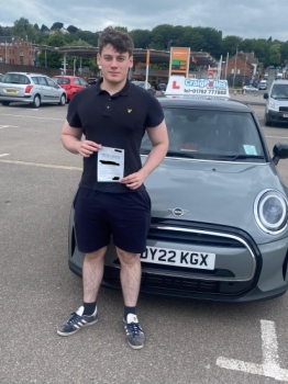 A big congratulations to Aaron Corn.🥳 <br />
Aaron passed his driving test today at Newcastle Driving Test Centre. First attempt and with just 5 driver faults. <br />
Well done Aaron- safe driving from all at Craig Polles Instructor Training and Driving School. 🙂🚗<br />
Driving instructor-Mark Ashley