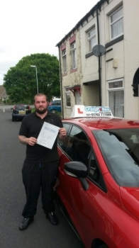 Congratulations to Aaron Mason for passing his driving test today - first time and with just 4 driver faults A great drive Aaron - well done and safe driving