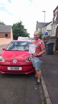 A big congratulations to Adam Allcock, who has passed his driving test toady at Newcastle Driving Test Centre,<br />
with just 4 driver faults.<br />
Well done Adam - safe driving from all at Craig Polles Instructor Training and Driving School. :)<br />
Instructor-Debbie Griffin