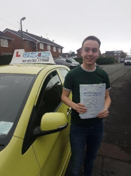 A big congratulations to Adam Chell Adam passed his driving test today at Newcastle Driving Test Centre first time and with just 5 driver faults<br />
<br />
Well done Adam - safe driving from all at Craig Polles Instructor Training and Driving School 🚗😀