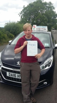 A big congratulations to Adam Jeffery Adam passed his driving test today at Newcastle Driving Test Centre first time and with just 2 driver faults <br />
<br />
Well done Adam - safe driving from all at Craig Polles instructor training and driving school 🚗😀