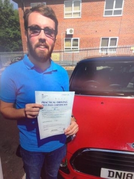 A big congratulations to Alex Webb, who has passed his driving test today at Newcastle Driving Test Centre, with just 4 driver faults.<br />
Well done Alex - safe driving from all at Craig Polles Instructor Training and Driving School. 🙂<br />
Instructor-Mark Ashley
