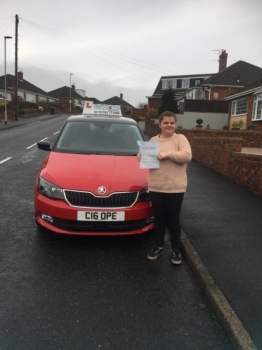 A big congratulations to Amy Johnson for passing her driving test today at Cobridge Driving Test Centre<br />
<br />
First time and with 0 driver faults <br />
<br />
Well done Amy - safe driving🚗