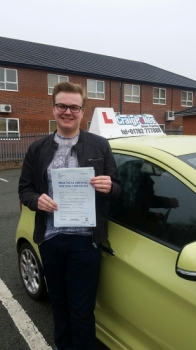 A big congratulations to Andrew Sharp for passing his driving test today with just 3 driver faults <br />
<br />
Well done Andrew - safe driving