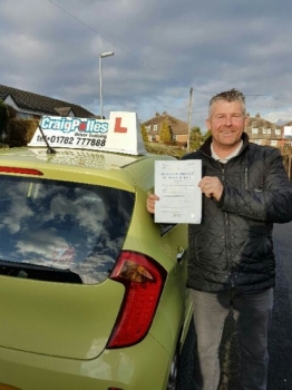A big congratulations to Anthony Hughes Anthony passed his driving test today at Newcastle Test Centre First time and with just 5 driver faults <br />
<br />
Well done Anthony - safe driving 🚗