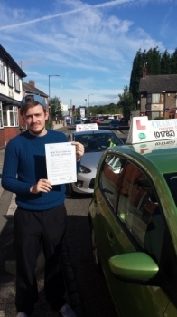 A big congratulations to Ashley Corbett for passing his driving test today First time and with just 5 driver faults <br />
<br />
Well done Ashley- safe driving