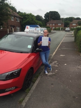 A big congratulations to Becky Grocott for passing her driving test today First time <br />
<br />
Well done Becky - safe driving