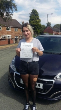 A big congratulations to Bergan Kolukisa, who has passed her driving test today at Newcastle Driving Test Centre.<br />
First attempt and with just 3 driver faults.<br />
Well done Bergan- safe driving from all at Craig Polles Instructor Training and Driving School. 🙂<br />
Instructor-Mark Ashley