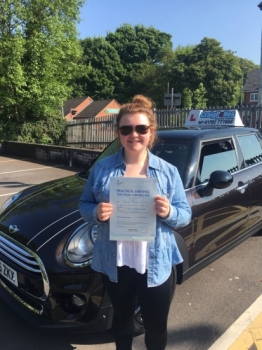 A big congratulations to Bethany Clough Beth passed her driving test at Newcastle Driving Test Centre with just 3 driver faults <br />
<br />
Well done Beth - safe driving from all at Craig Polles Instructor Training and Driving School 🚗😀