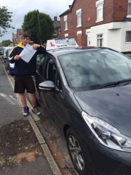 A big congratulations to Billy Simpson for passing his driving test today First time and with just 5 driver faults <br />
<br />
Well done Billy - safe driving