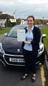 A big congratulations to Bridget Kemball for passing her driving test with just 2 driver faults <br />
<br />
Well done Bridget - safe driving
