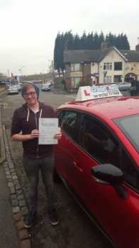 A big congratulations to Callum Harrison for passing his driving test today with just 1driver fault <br />
<br />
Well done Callum - safe driving