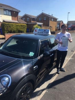 A big congratulations to Callum Hulme Callum passed his driving test at Cobridge Driving Test Centre with just 3 driver faults <br />
<br />
Well done Callum - safe driving from all at Craig Polles Instructor Training and Driving School 🚗