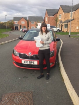 A big congratulations to Charley Mancell for passing her driving test with just 6 driver faults <br />
<br />
Well done Charley - safe driving