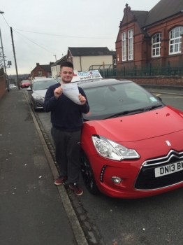A big congratulations to Charlie Merriman for passing his driving test today First time and with just 3 driver faults <br />
<br />
Well done Charlie - safe driving