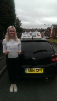 A big congratulations to Chelsea Jade Brownsword for passing her driving test today with just 5 driver faults <br />
<br />
Well done Chelsea - safe driving