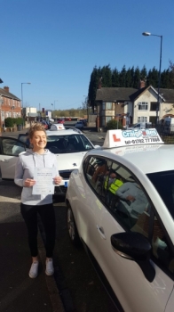 A big congratulations to Chelsea Rose for passing her driving test First time and with just 6 driver faults <br />
<br />
Well done Chelsea - safe driving