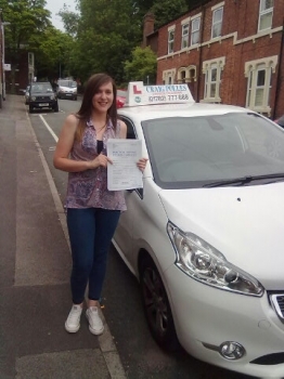 Congratulations to Chloe Kelley for passing her driving test today - first time and with just 3 driver faults A great drive Chloe - well done and safe driving
