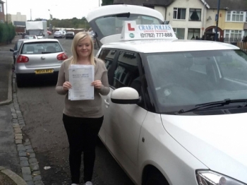 Congratulations to Chloe Kimberly for passing her driving test with only 6 driver faults at her first attempt