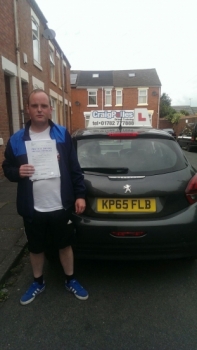 A big congratulations to Chris Mitchell for passing his driving test today First time and with just 3 driver faults <br />
<br />
Well done Chris - safe driving