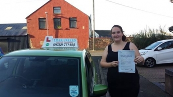 Congratulations to Claire Churchill for passing her driving test today at the first attempt and with just 3 driver faults Well done Claire - Safe driving
