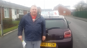 A big congratulations to Craig Leech Craig passed his<br />
<br />
driving test today at Cobridge Test Centre First time and with just 4 driver faults <br />
<br />
Well done Craig - safe driving from all at Craig Polles Instructor Training and Driving School 🚗😃