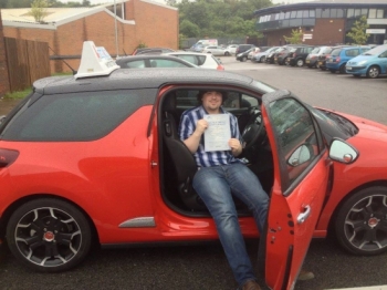 Well done to Dan on passing your driving test today First attempt and with just with 1 driver fault Safe driving Dan