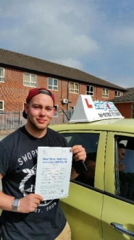 Congratulations to Dan Bailey for passing his driving test today and with just 5 driver faults Well done Dan - safe driving 