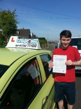 Congratulations to Dan Vickers for passing your driving test with just 4 driver faults Very well done - safe driving