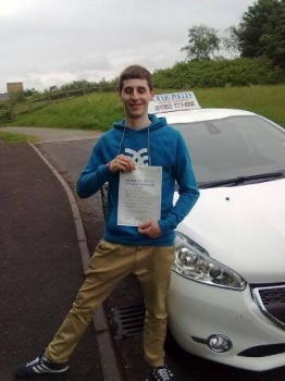 A big well done to Daniel Brown for passing his driving test today First attempt and with just 5 driver faults Safe driving Daniel