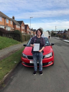 A big congratulations to Daniel Whitehouse, who has passed his driving test today at Cobridge Driving Test Centre, at his First attempt and with just 1 driver fault.<br />
<br />
Well done Daniel - safe driving from all at Craig Polles Instructor Training and Driving School. 🚗😀