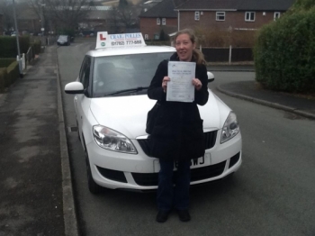 Well done Donna Burn Passing your driving test with 3 minor faults