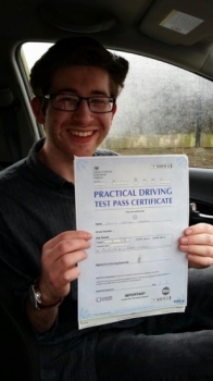 A big congratulations to Elliot Lawton for passing his driving test today First time and with just 4 driver faults <br />
<br />
Well done Elliot - safe driving