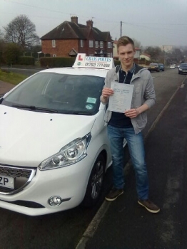 A big congratulations to Elliott Barrow for passing his driving test today A great drive and with just 5 driver faults - safe driving Elliott