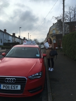A big congratulations to Emilia Binns for passing her driving test today First time and with just 2 driver faults <br />
<br />
Well done Emilia - safe driving