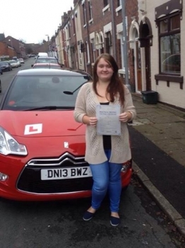 A big well done to Emma for passing your driving test today with your instructor Steve First time and with just 2 driver faults Congratulations Emma - safe driving