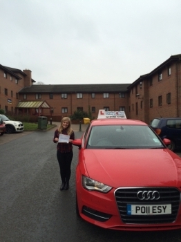 A big congratulations to Fiona Chell for passing her driving test today A great drive and with just 4 driver faults - safe driving Fiona