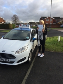 A big congratulations to Frankie Davies Frankie passed her<br />
<br />
driving test today at Newcastle Test Centre with 8 driver faults <br />
<br />
Well done Frankie - safe driving
