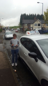 A big congratulations to Gemma Scott for passing her driving test today First time and with just 6 driver faults <br />
<br />
Well done Gemma - safe driving
