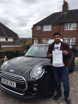 A big congratulations to Georgo Blesson Georgo passed his driving test today at Cobridge Driving Test Centre first time and with just 1 driver fault <br />
<br />
Well done Georgo - safe driving from all at Craig Polles Instructor Training and Driving School 🚗😀