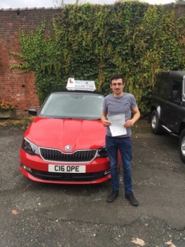 A big congratulations to Grahame Boswell Grahame passed his driving test at Cobridge Driving Test Centre with 8 driver faults <br />
<br />
Well done Grahame - safe driving from all at Craig Polles instructor training and driving school 🚗😀