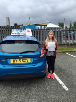 Congratulations to Hannah Green for passing her driving test today and with just 4 driver faults Safe driving Hannah