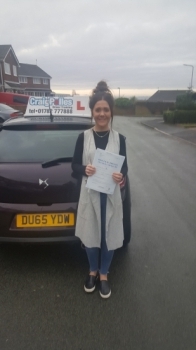 A big congratulations to Hannah Hepworth, who passed her driving test today at Cobridge Driving Test Centre, with just 5 driver faults.<br />
<br />
Well done Hannah - safe driving from all at Craig Polles Instructor Training and Driving School. 🚗😀
